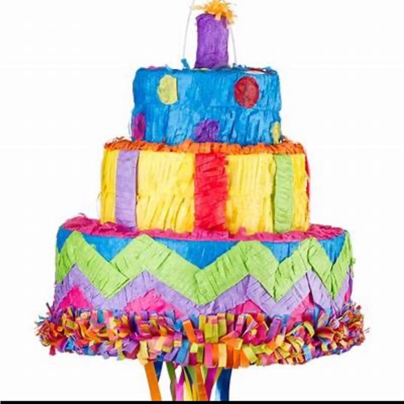 Birthday Cake Pull-String Piñata - Pusheen Themed - Picture 3 of 17